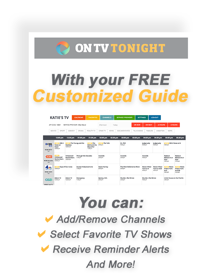 Setup your Free TV Listings!